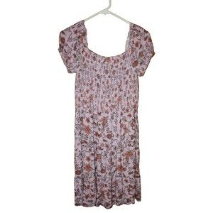 Art Class Girls Stretch Flower Dress Size XXLarge 18